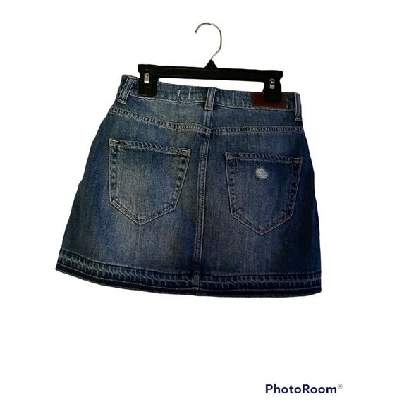 Hollister Distressed Hi-Rise Skirt. Sz. 0 - Picture 2 of 4